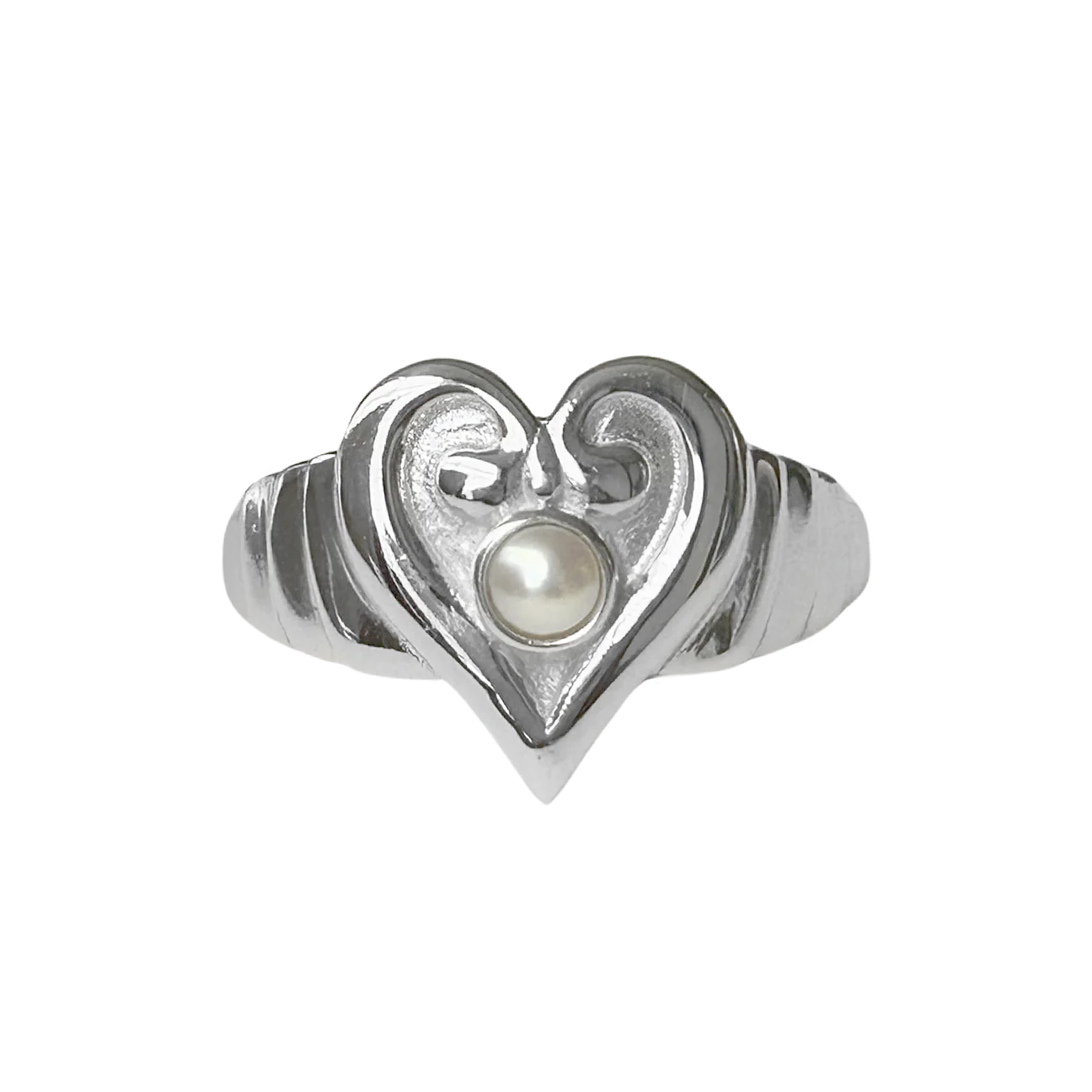 Dolly Silver Ring by Mountain and Moon