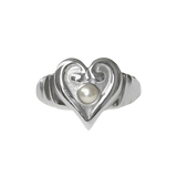 Dolly Silver Ring by Mountain and Moon