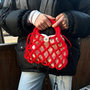 Crochet Net Bag | Red