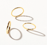Echo Park Ring Set by Girls Crew