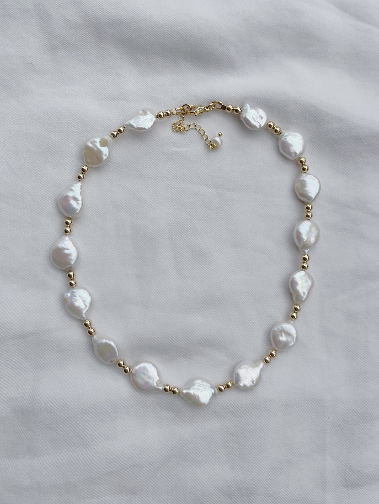 Pearl + Beads Choker by Marisol